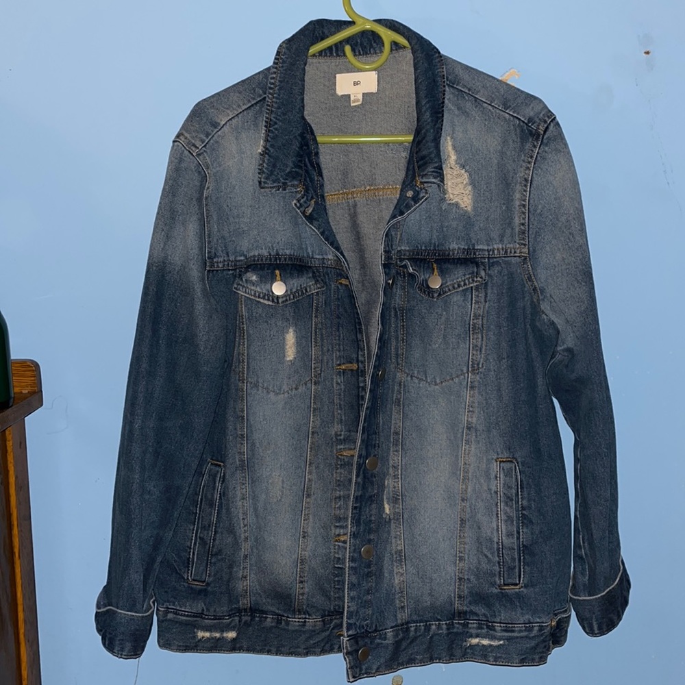 Distressed Denim Jacket